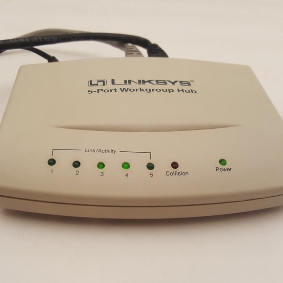 LINKSYS 5 Port Workgroup Hub | EW5HUB | USED | TESTED - Picture 11 of 12